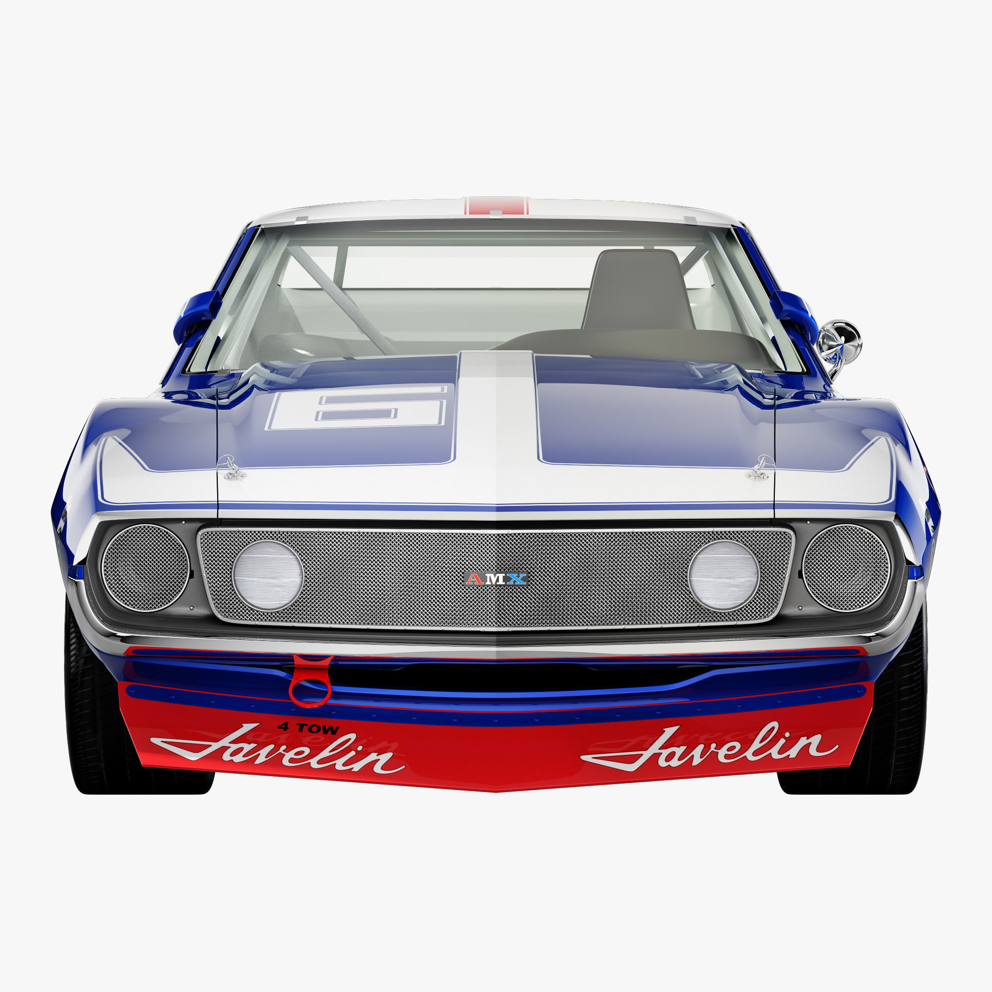 AMC javelin sunoco 3D model_2