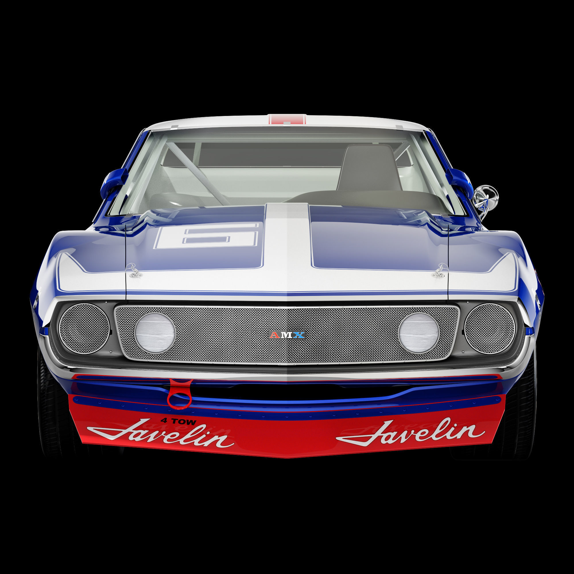 AMC javelin sunoco 3D model_10