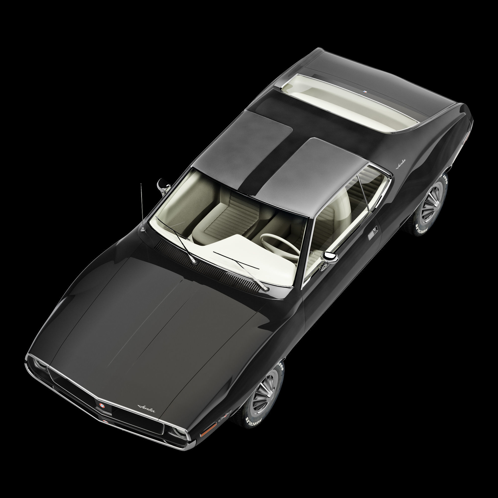 AMC javelin-1971 3D model_14