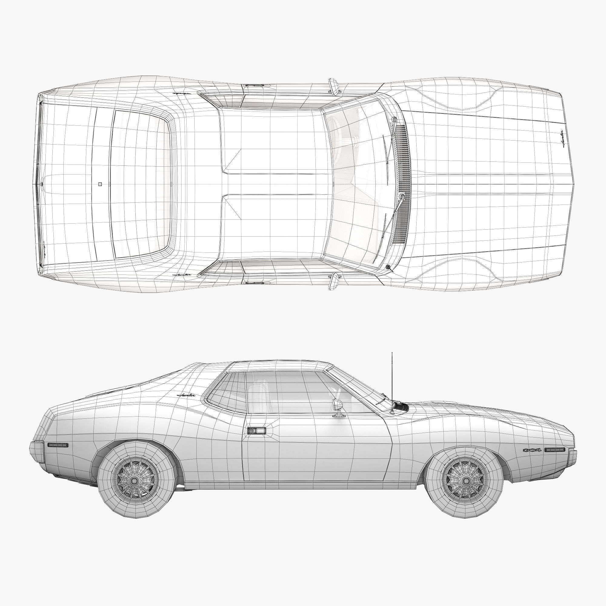 AMC javelin-1971 3D model_17