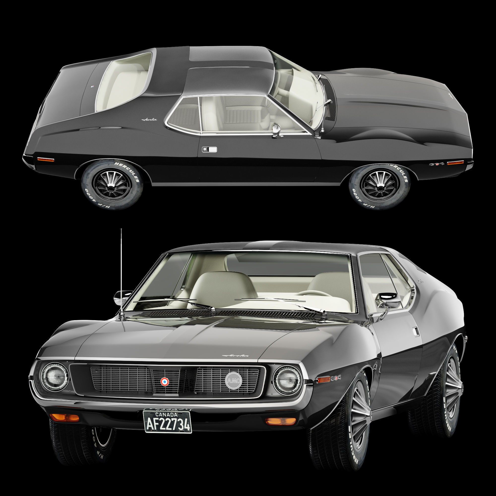 AMC javelin-1971 3D model_12