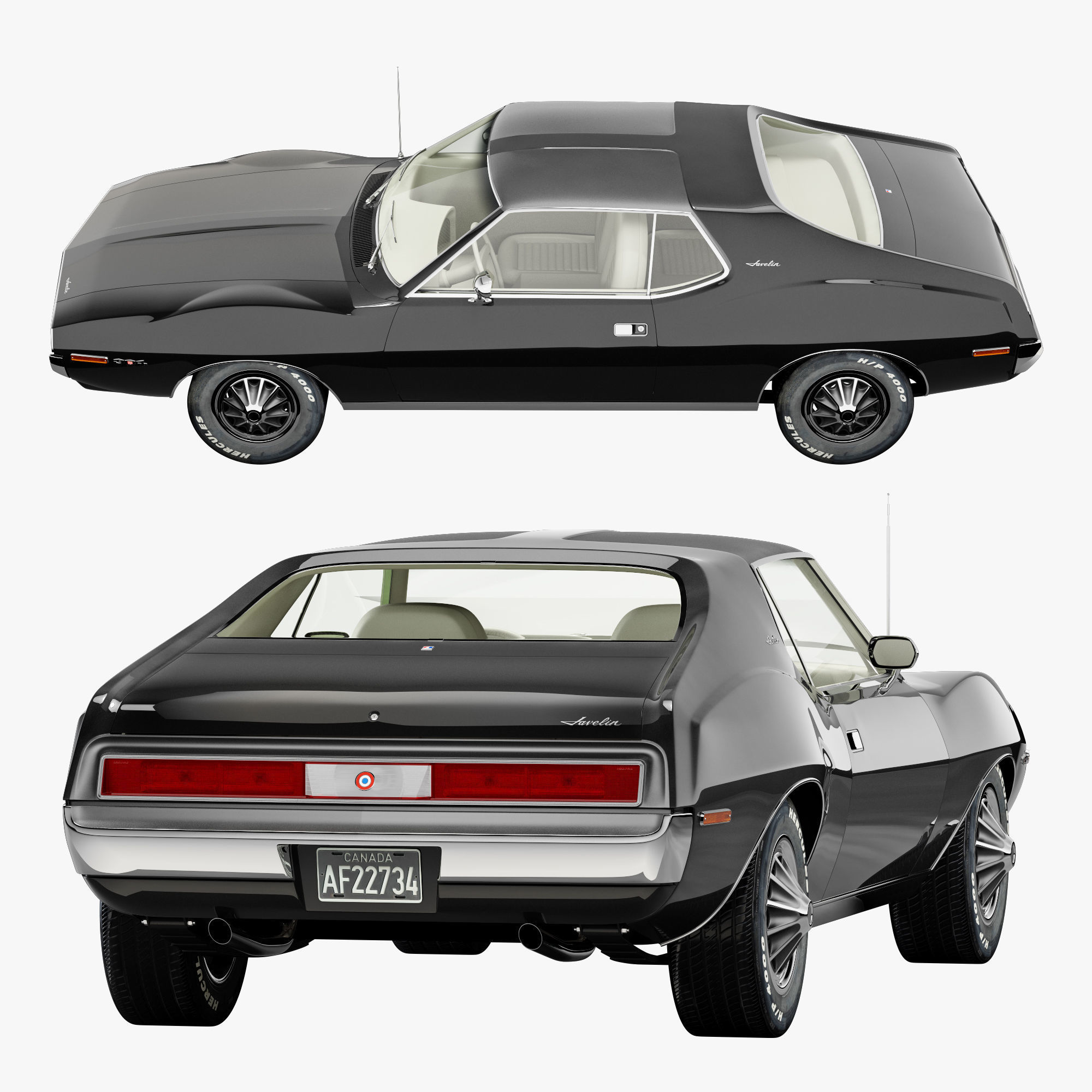 AMC javelin-1971 3D model_5