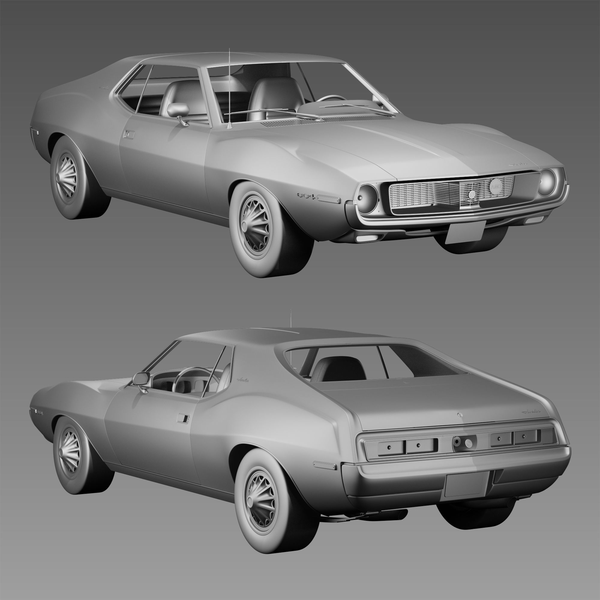AMC javelin-1971 3D model_18