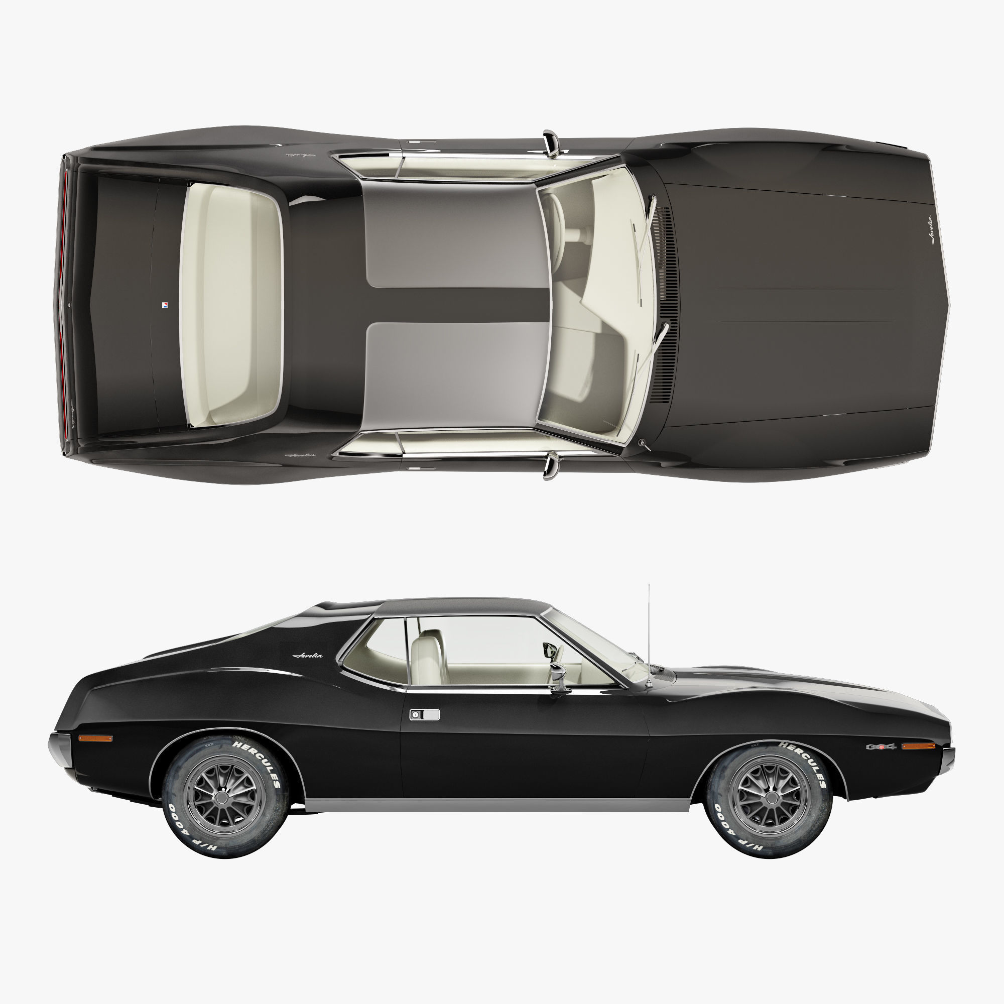 AMC javelin-1971 3D model_1