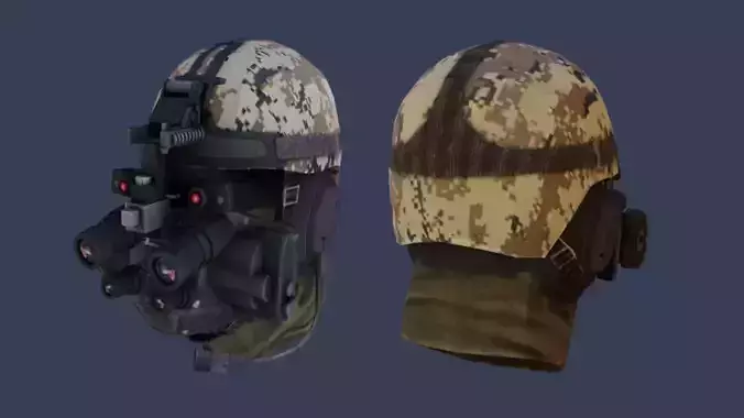 Military Scifi Helmet