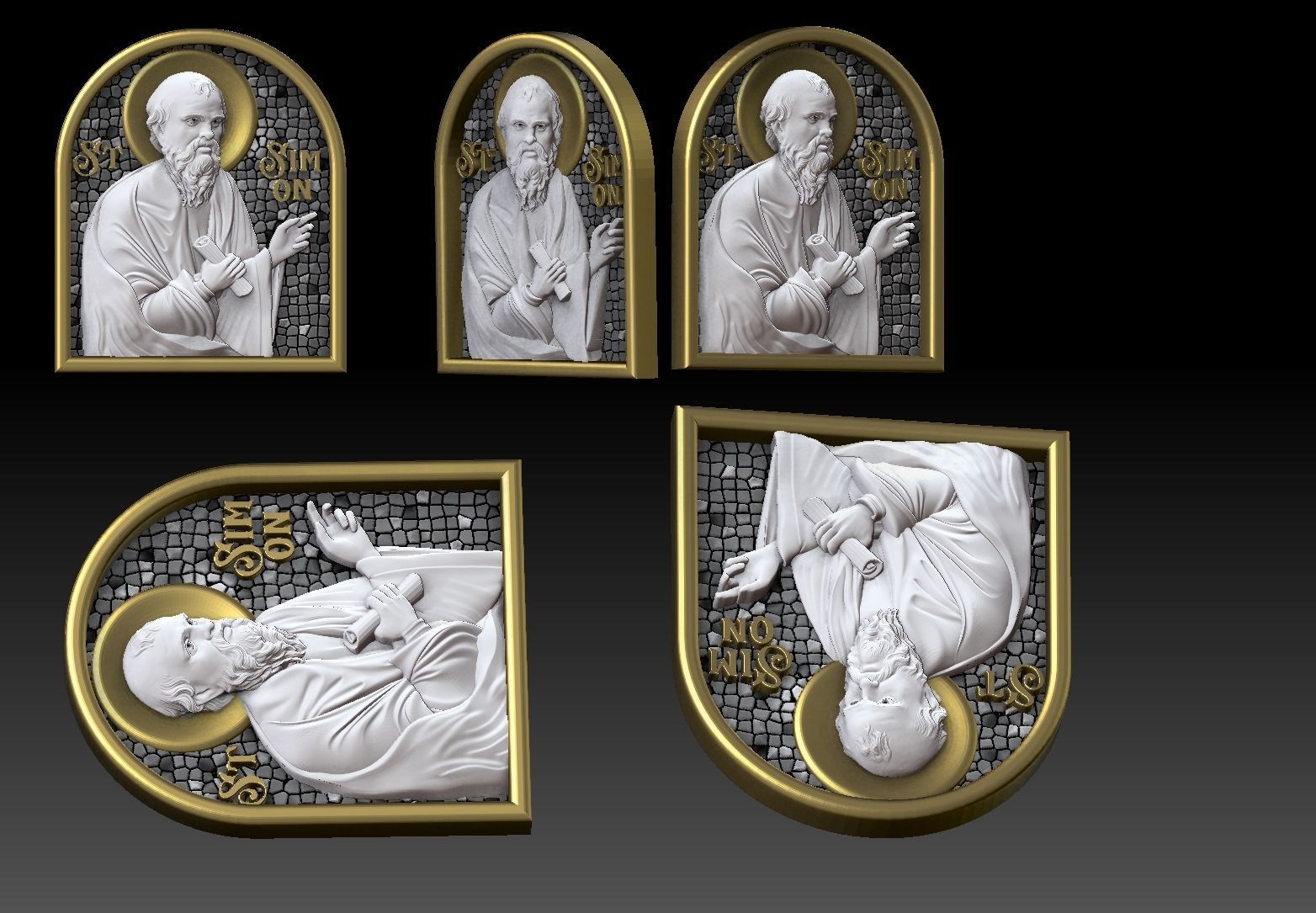 Simon the Zealot Apostle CNC 3D PRINTING MODEL 3D print model_5