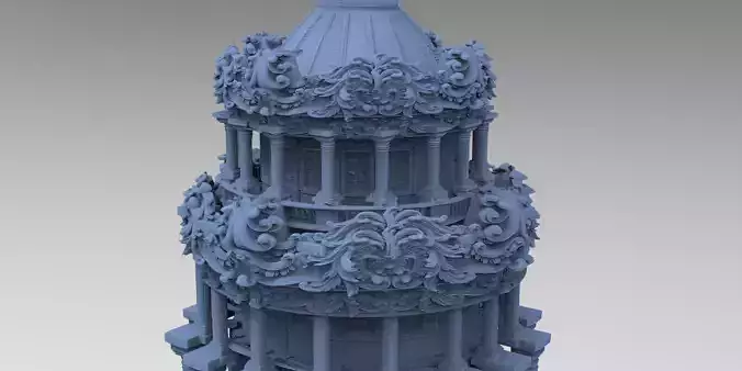 Palace of Versailles Fantasy Palace Tower 2 