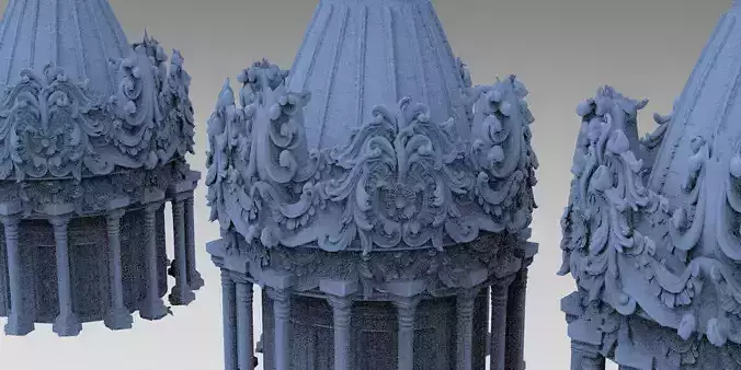 Palace of Versailles Fantasy Palace Tower 4