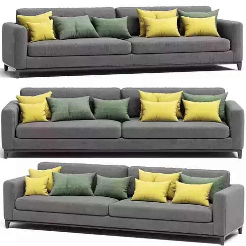 frankfurt-charcoal-4-seater-sofa-front-on-contoured sofa set - sofa set
