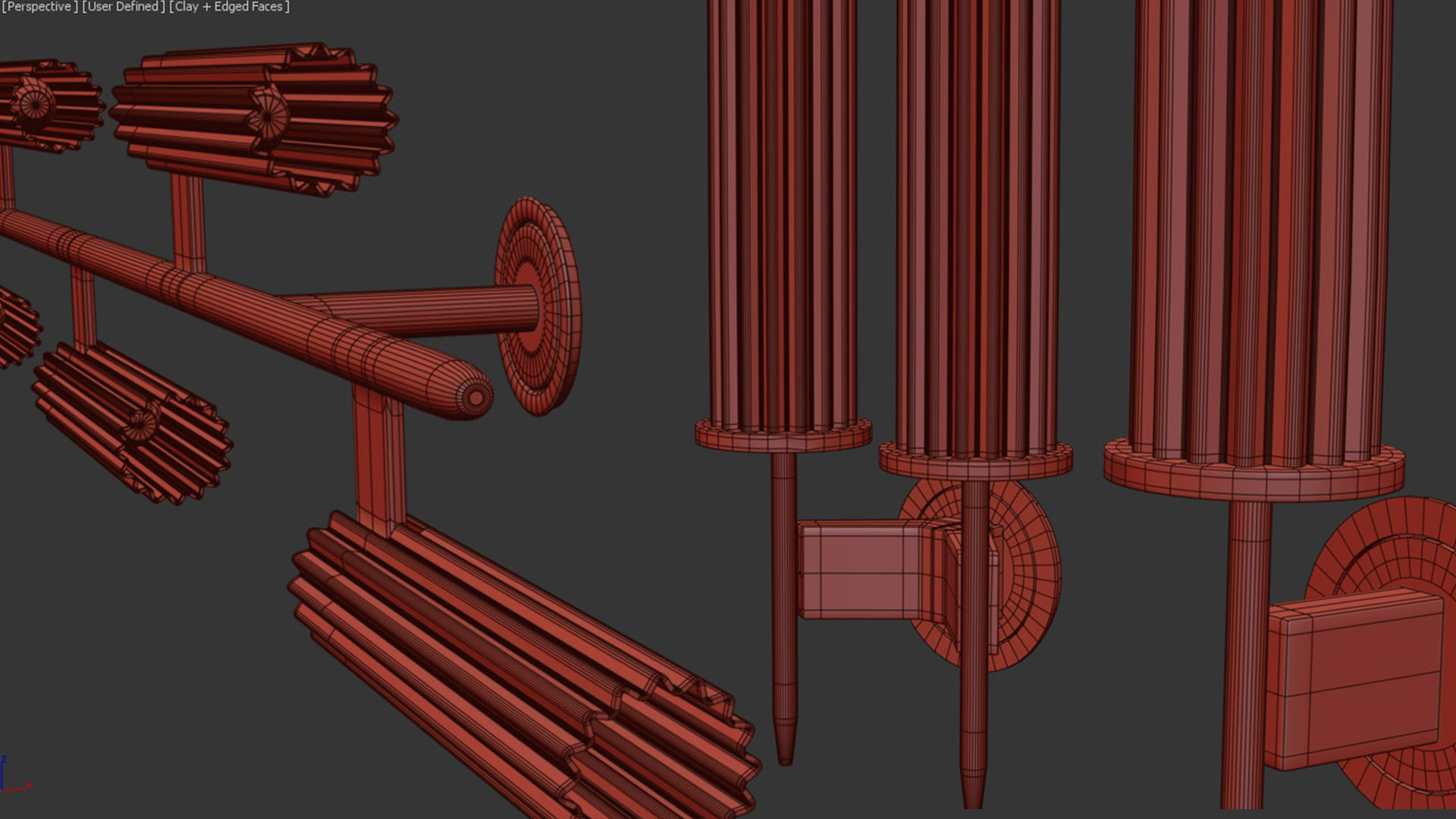 Lamps by JONATHAN BROWNING STUDIOS Low-poly 3D model_9