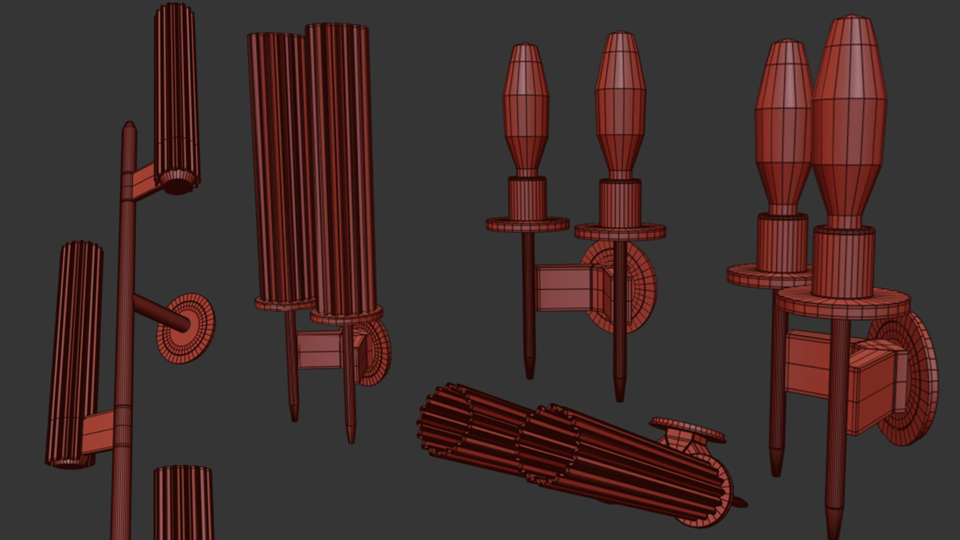 Lamps by JONATHAN BROWNING STUDIOS Low-poly 3D model_7