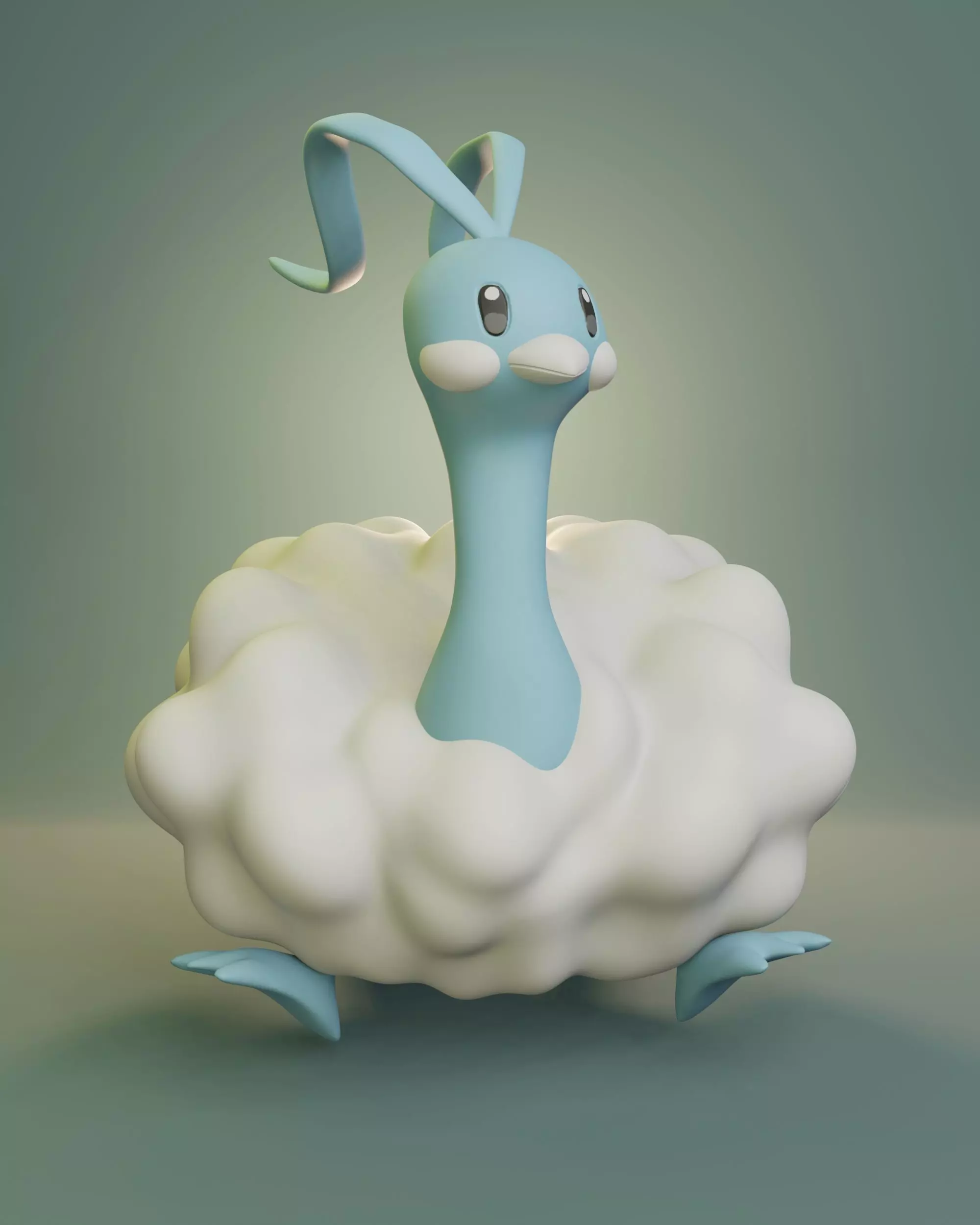 Pokemon - Altaria 3D print model