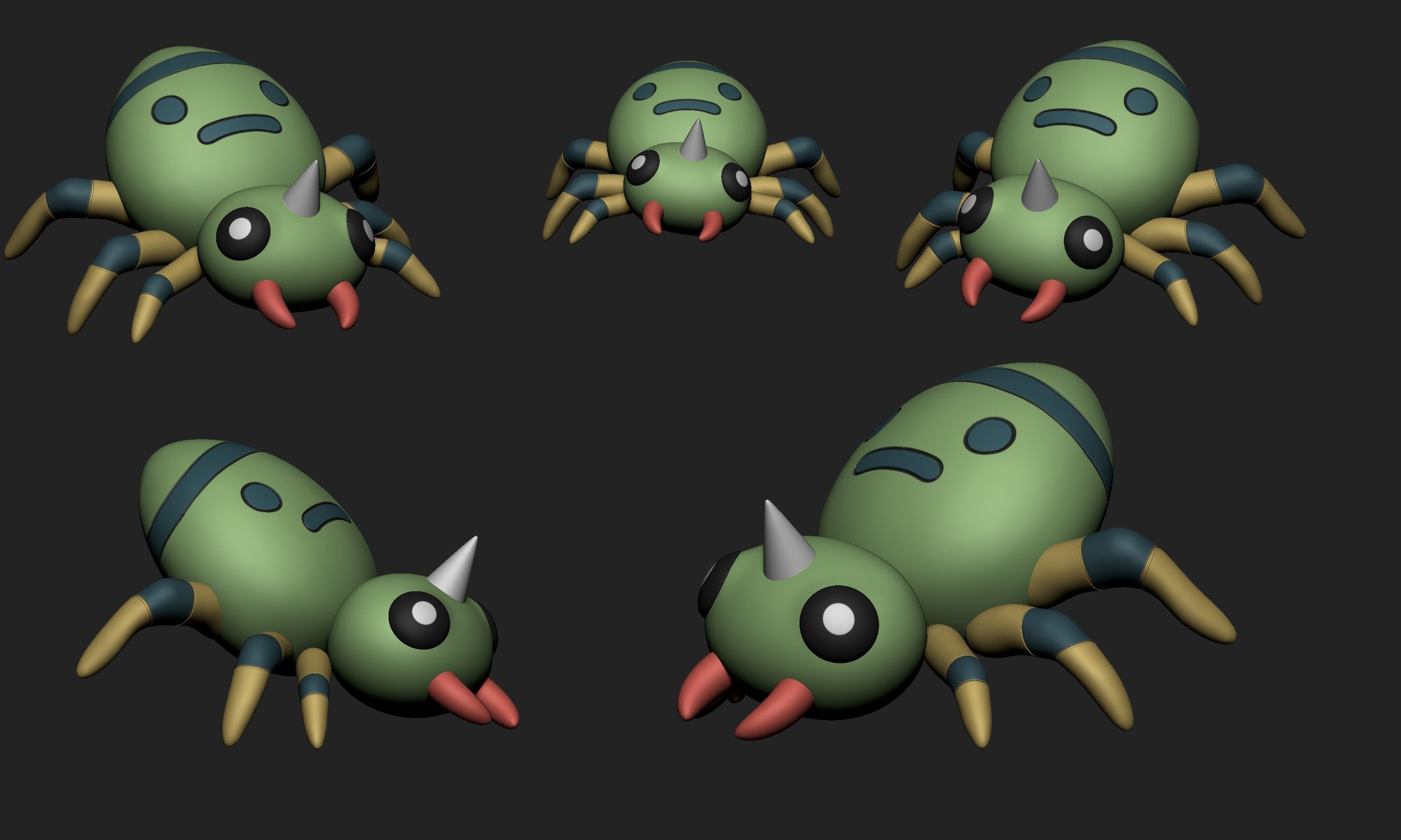 Pokemon - Spinarak 3D print model_7