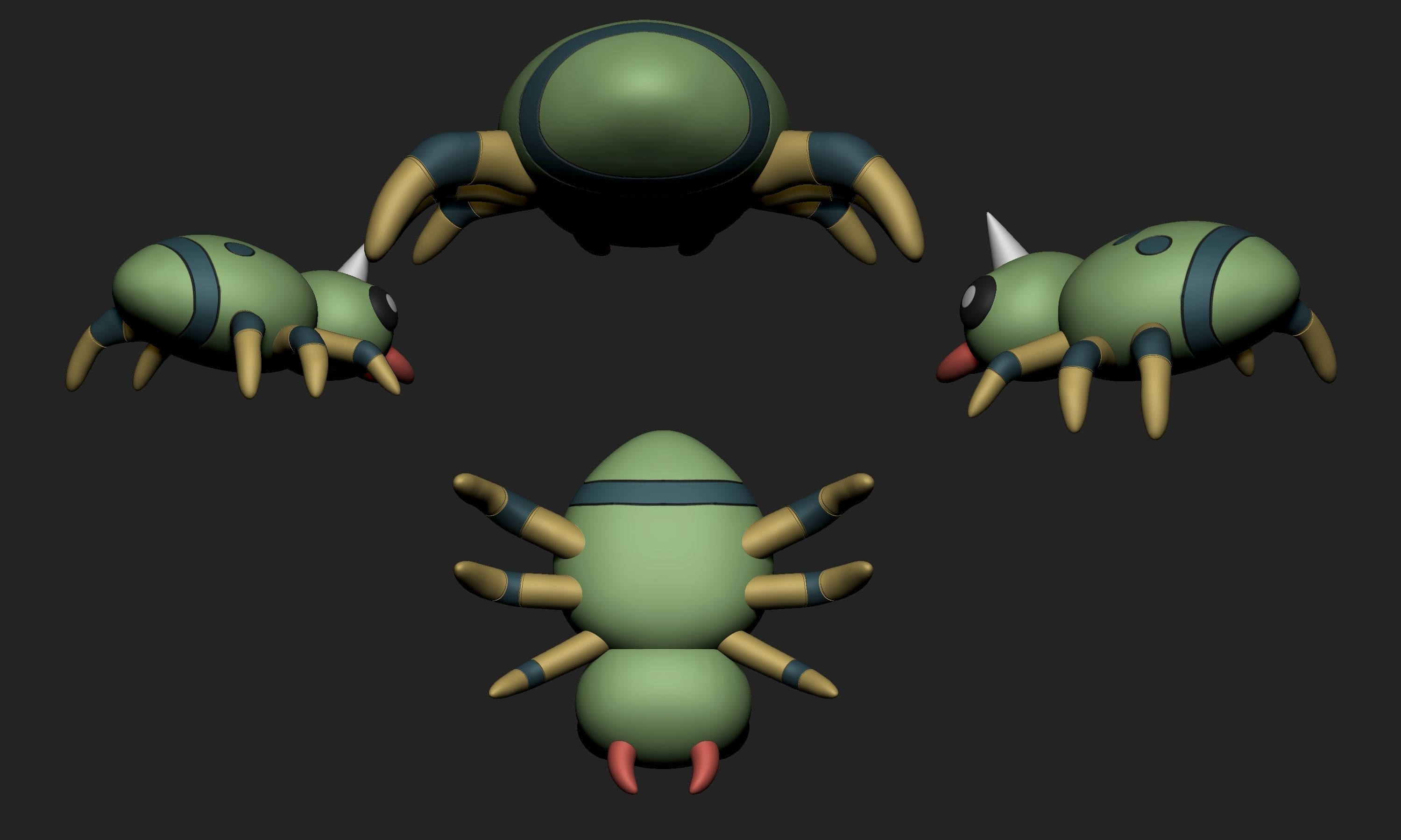 Pokemon - Spinarak 3D print model_3