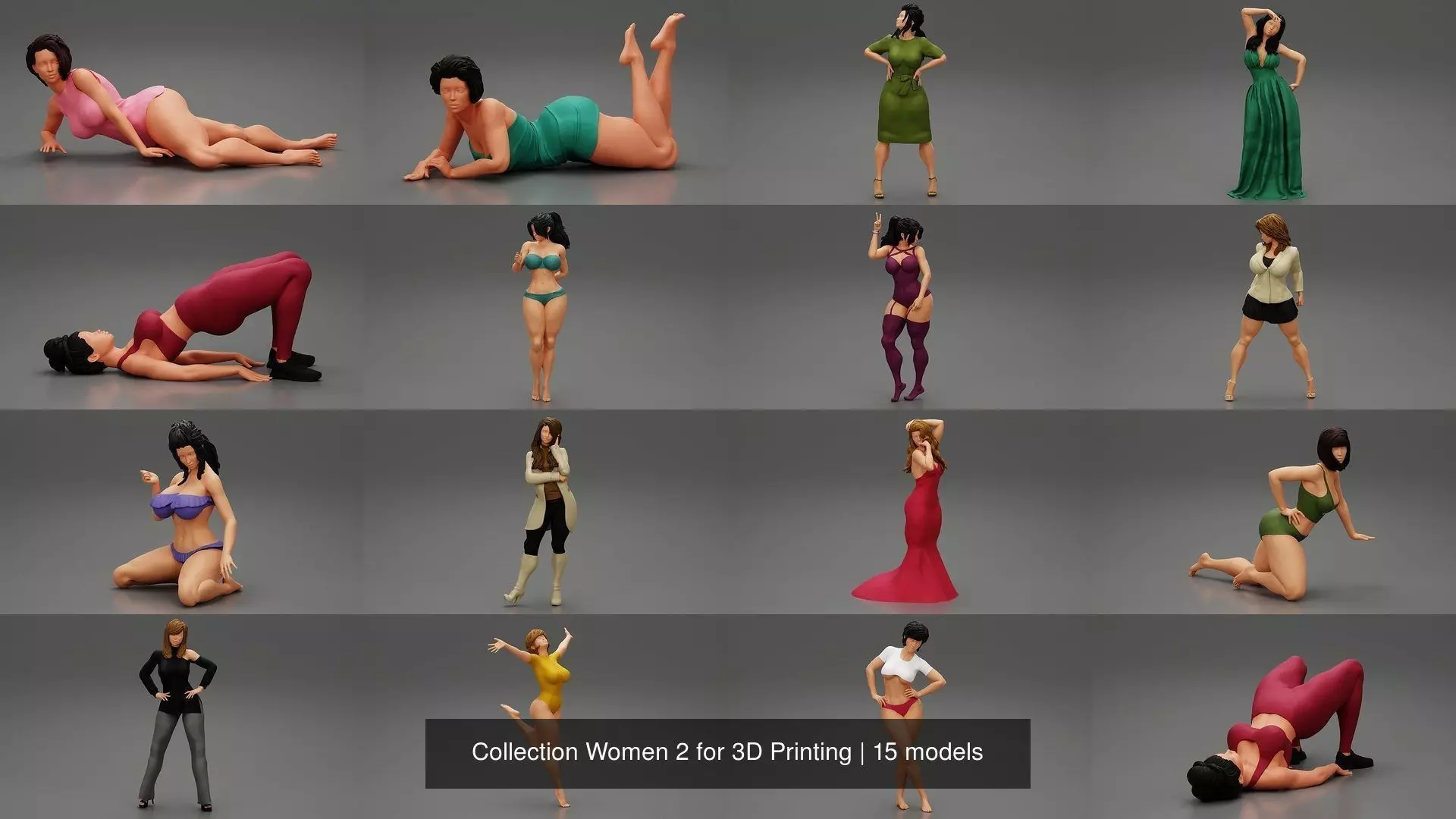 Collection Women 2 for 3D Printing _0