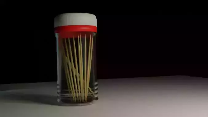 Toothpick Holder Free 3D model Toothpick Holder Free 3D model