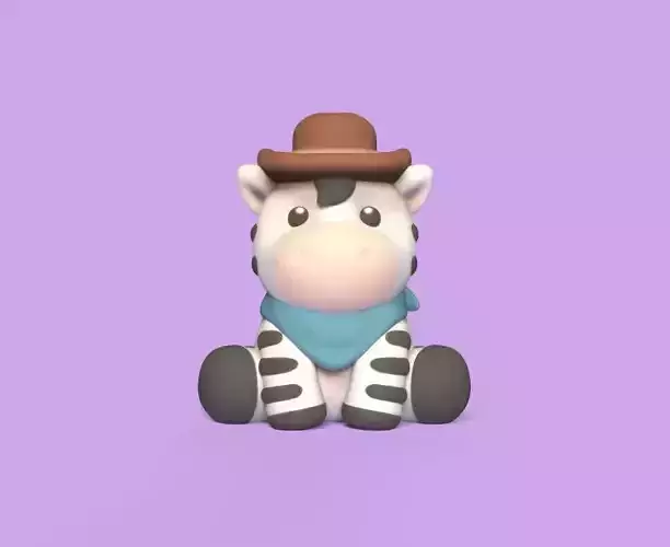 Zebra Cowboy