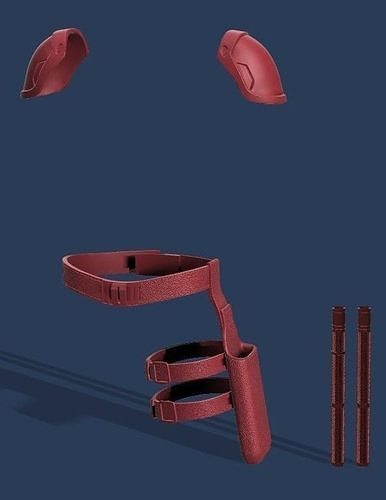 Daredevil Harness Kit 3D print model