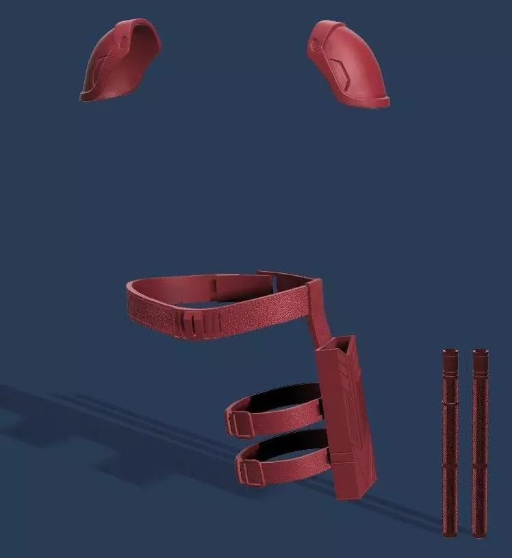 Daredevil Harness Kit 3D print model_0