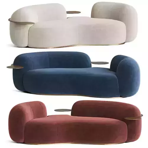 Tateyama Sofa Secolo 3D model