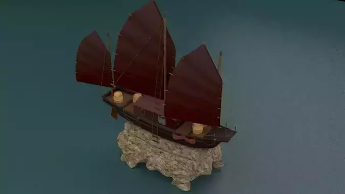 chinese junk ship
