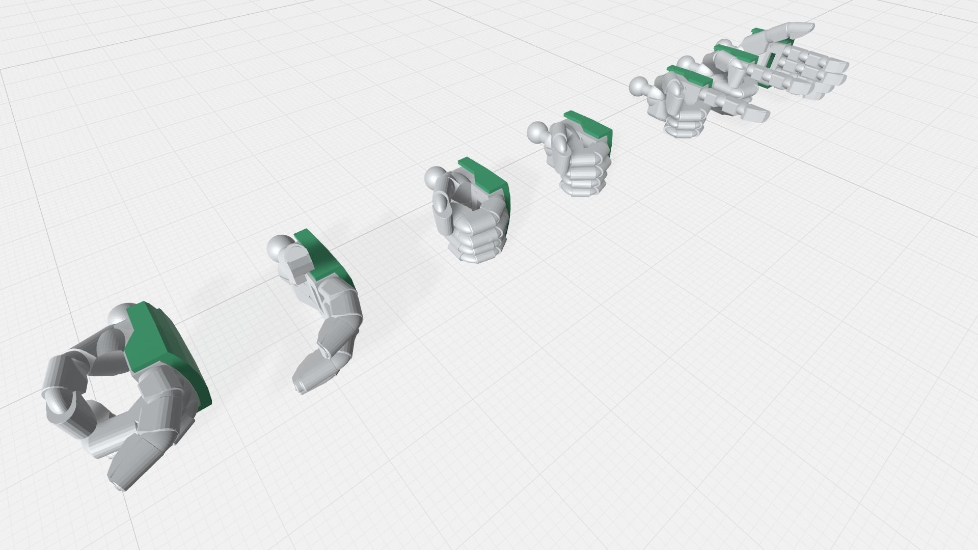 -MHO01- 1-144 Mecha Robot MS high detailed round shaped hands 3D print model_10