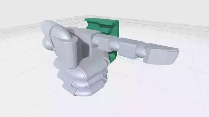 MHO01F Mecha Robot MS high detailed round shaped pointing hand