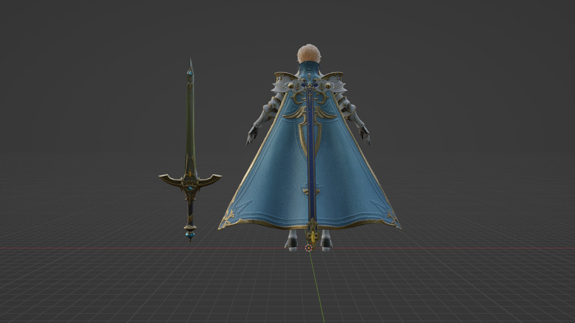 Knight Lord Low-poly 3D model_5
