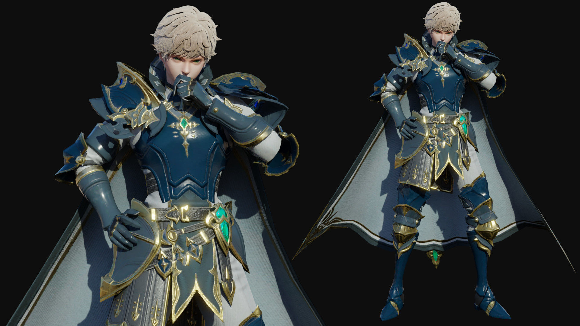 Knight Lord Low-poly 3D model_2