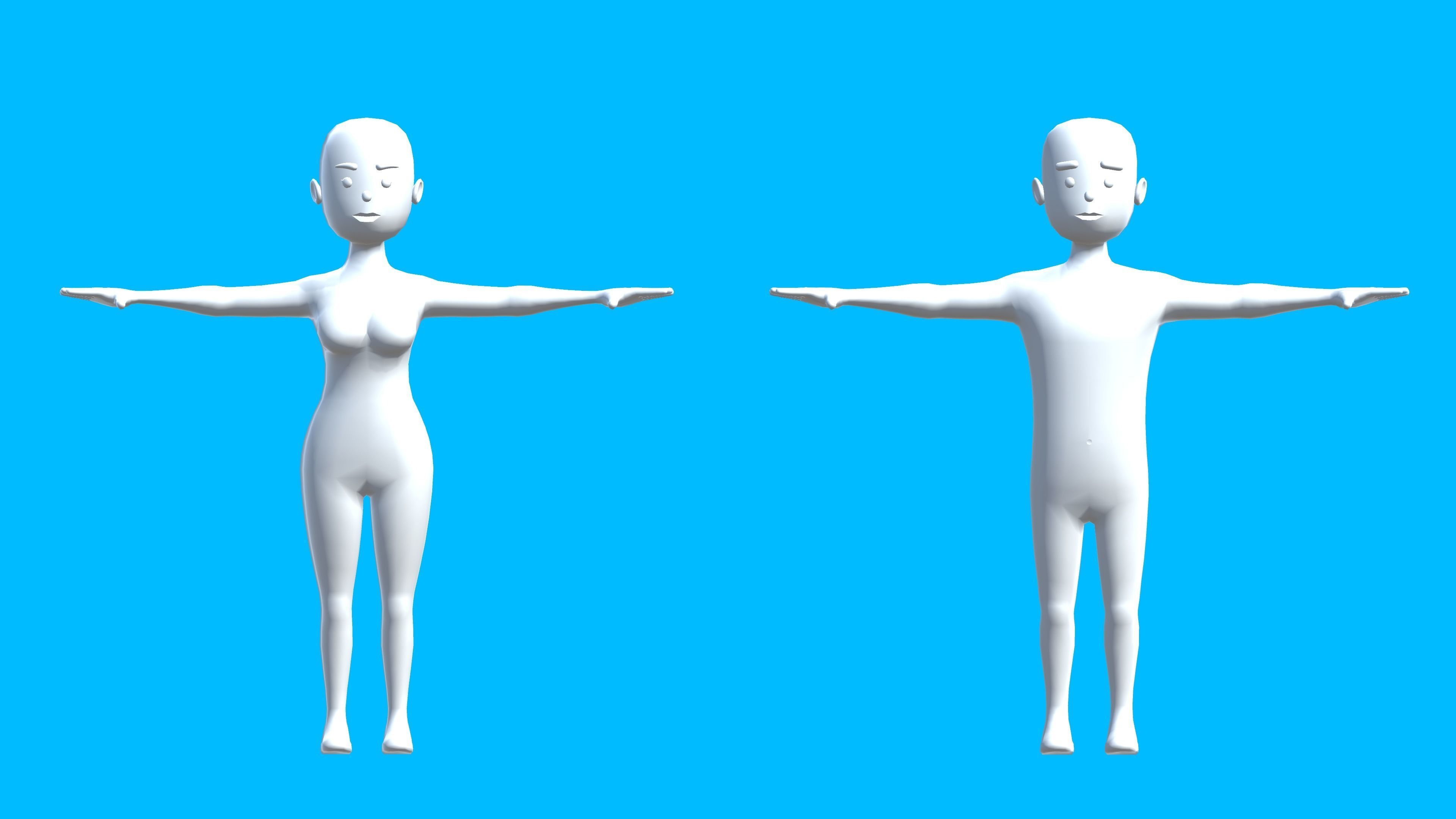 HYPER CASUAL SIMPLE GYM Low-poly 3D model_12