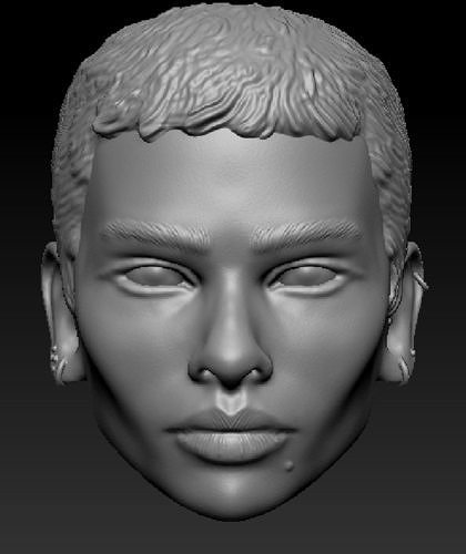 Cat Woman 2022 Unmasked Headsculpt  3D print model