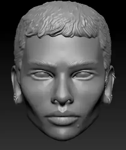 Cat Woman 2022 Unmasked Headsculpt  3D print model