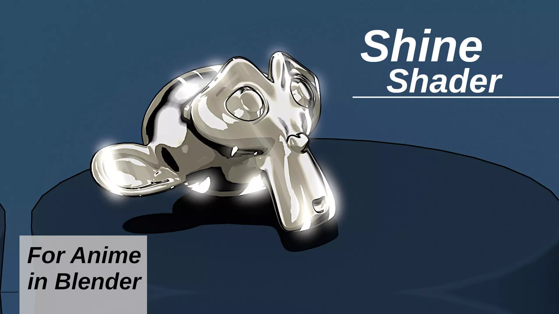 For Anime in Blender - Shine Shader 3D model