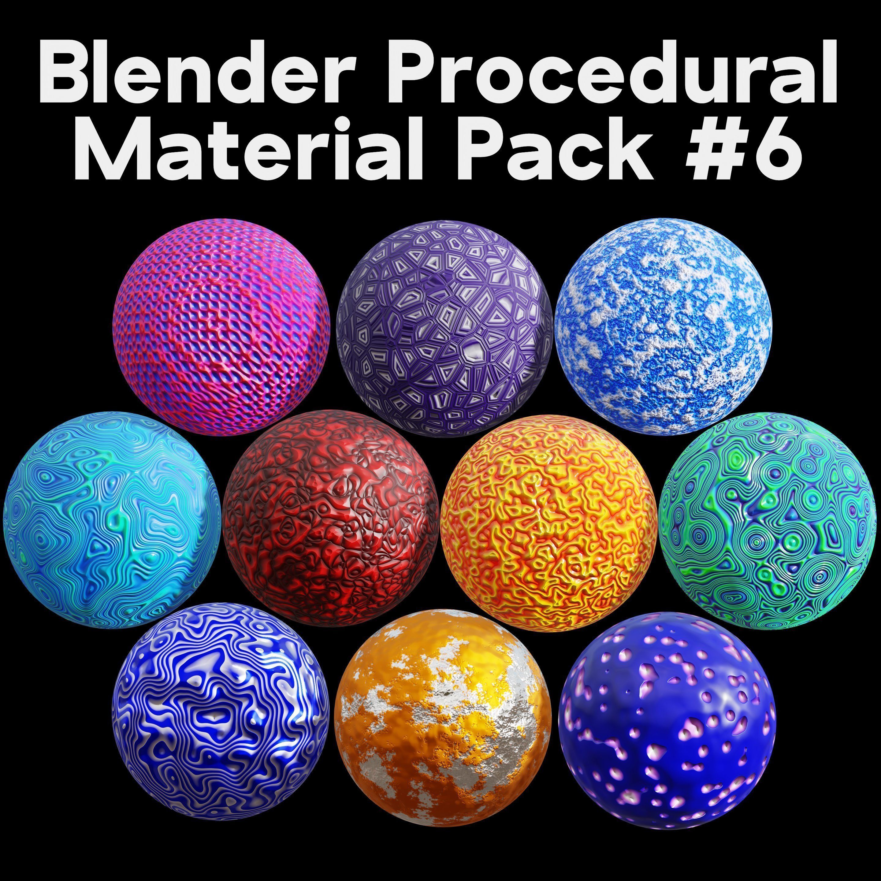 Blender Procedural Material Pack 6 Texture_5