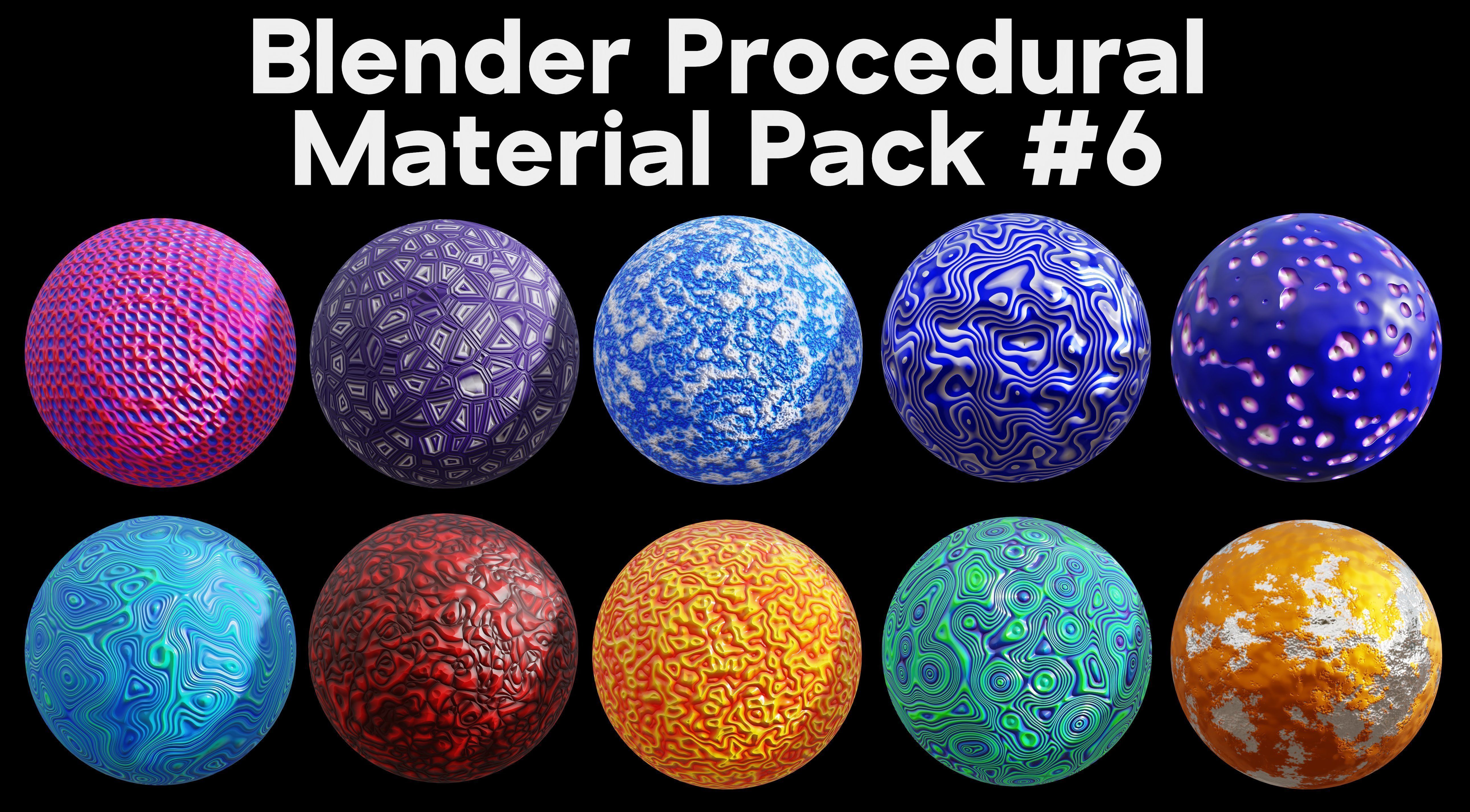 Blender Procedural Material Pack 6 Texture_4