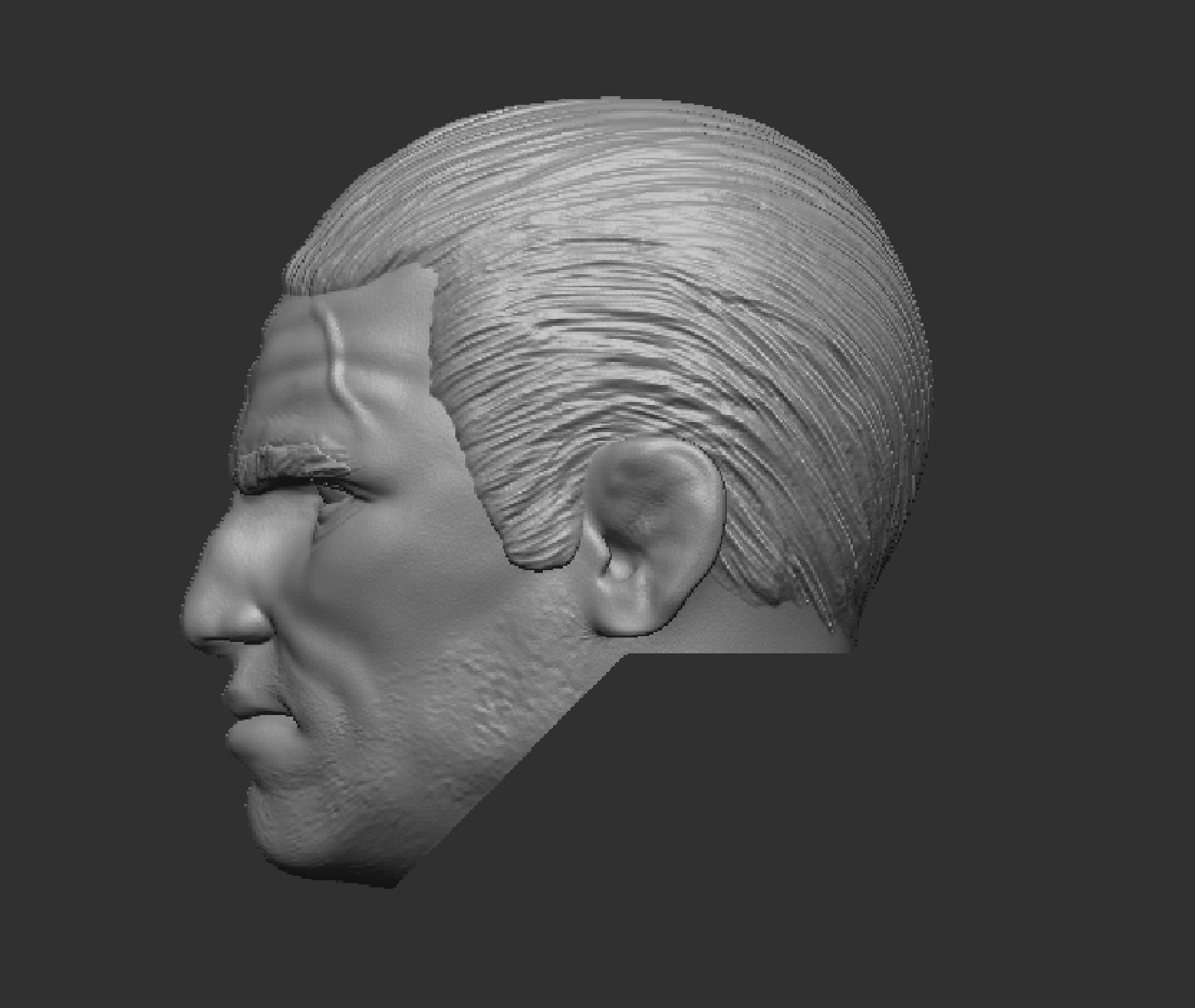 Punisher Bradstreet Style Headsculpt  3D print model_1