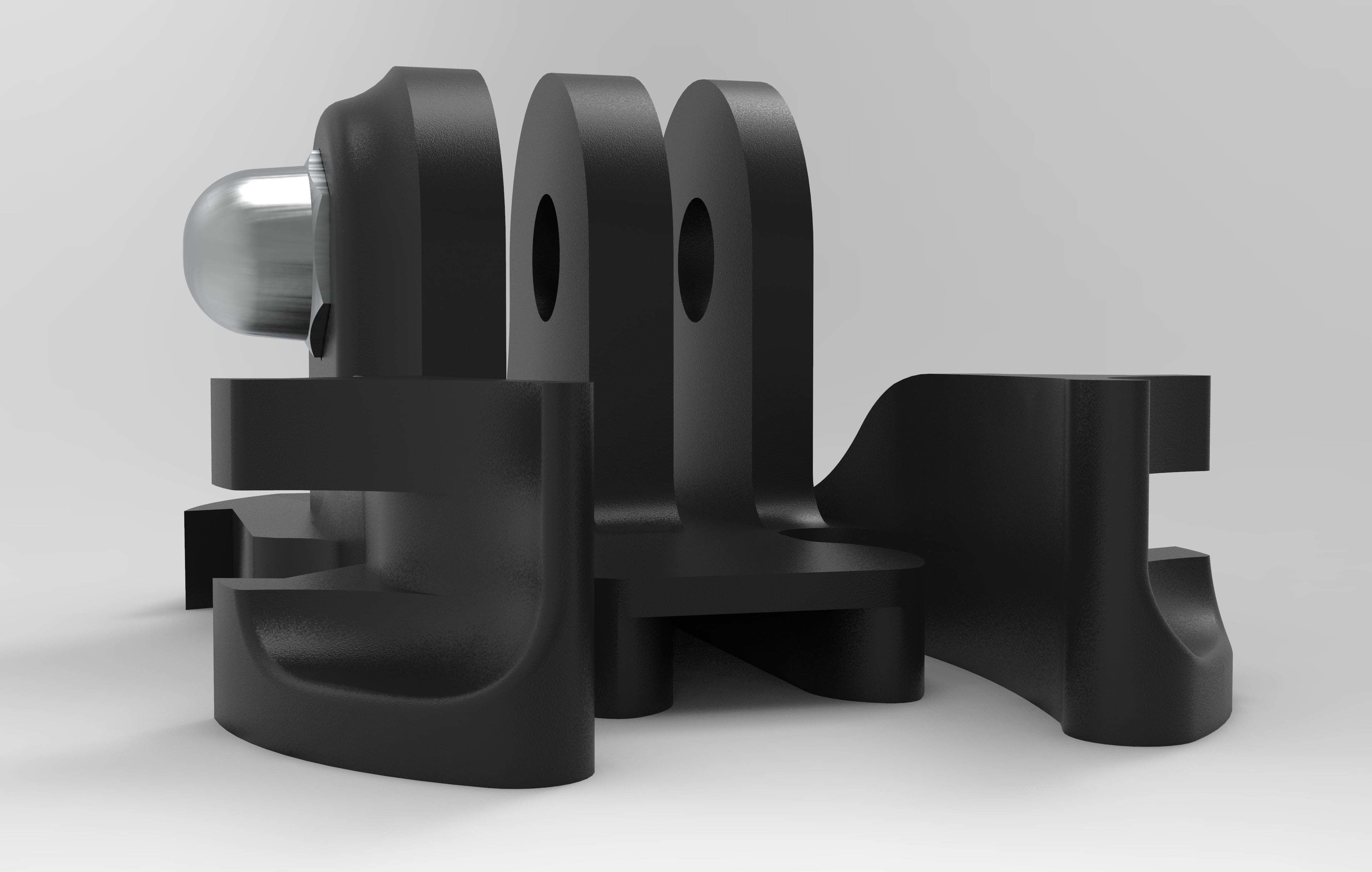 GoPro Quick Release Clip Mount 3D print model_6