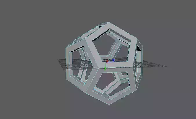 Platonic solid frame
