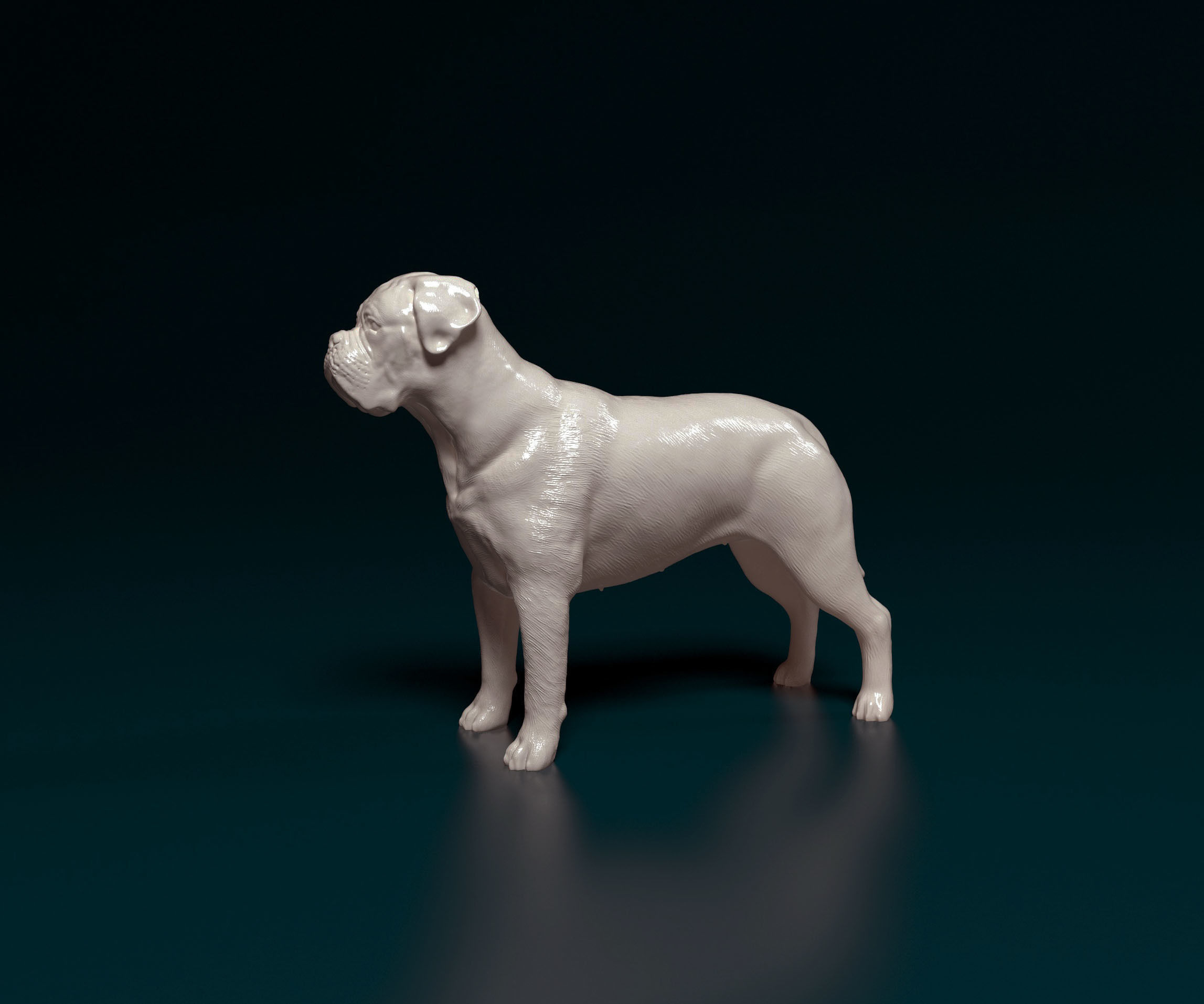Dogue do Bordeaux 3D print model_4
