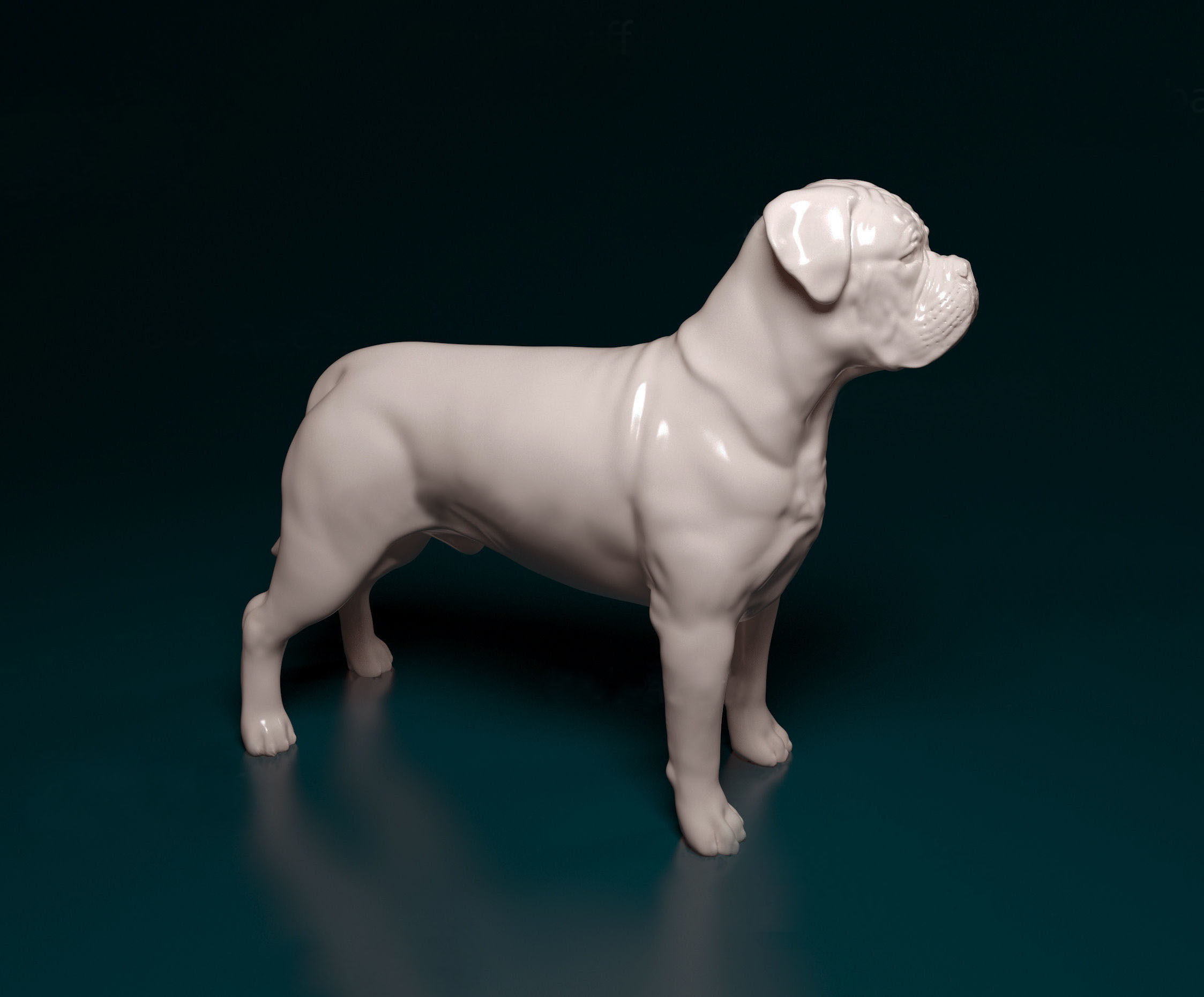 Dogue do Bordeaux 3D print model_2