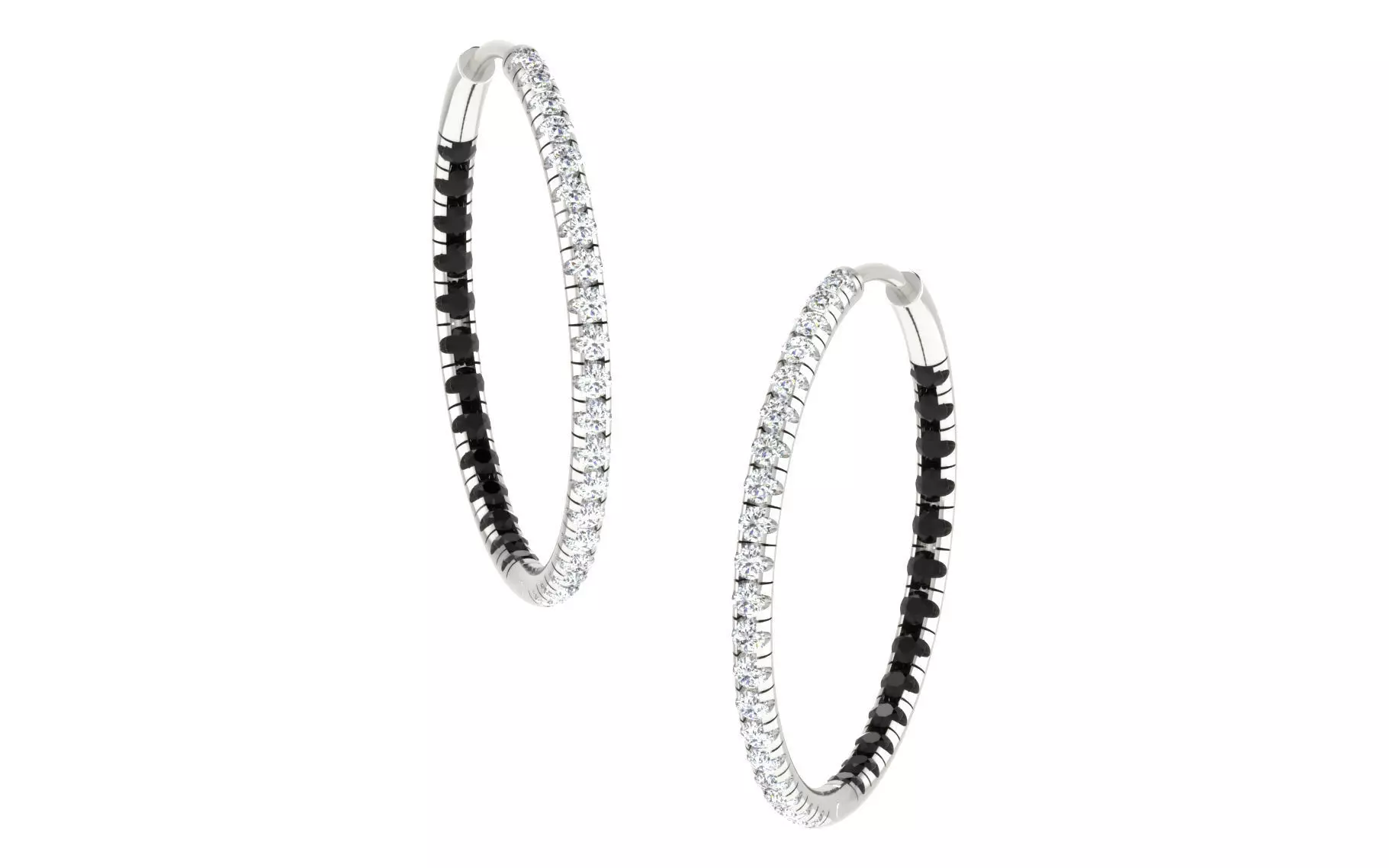 Women earrings 3D print model