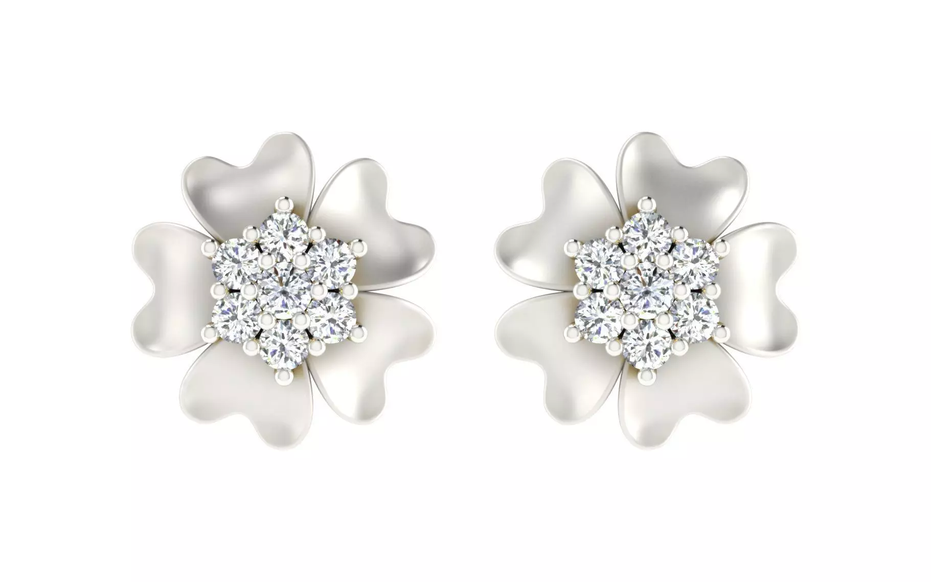 Women earrings 3D print model