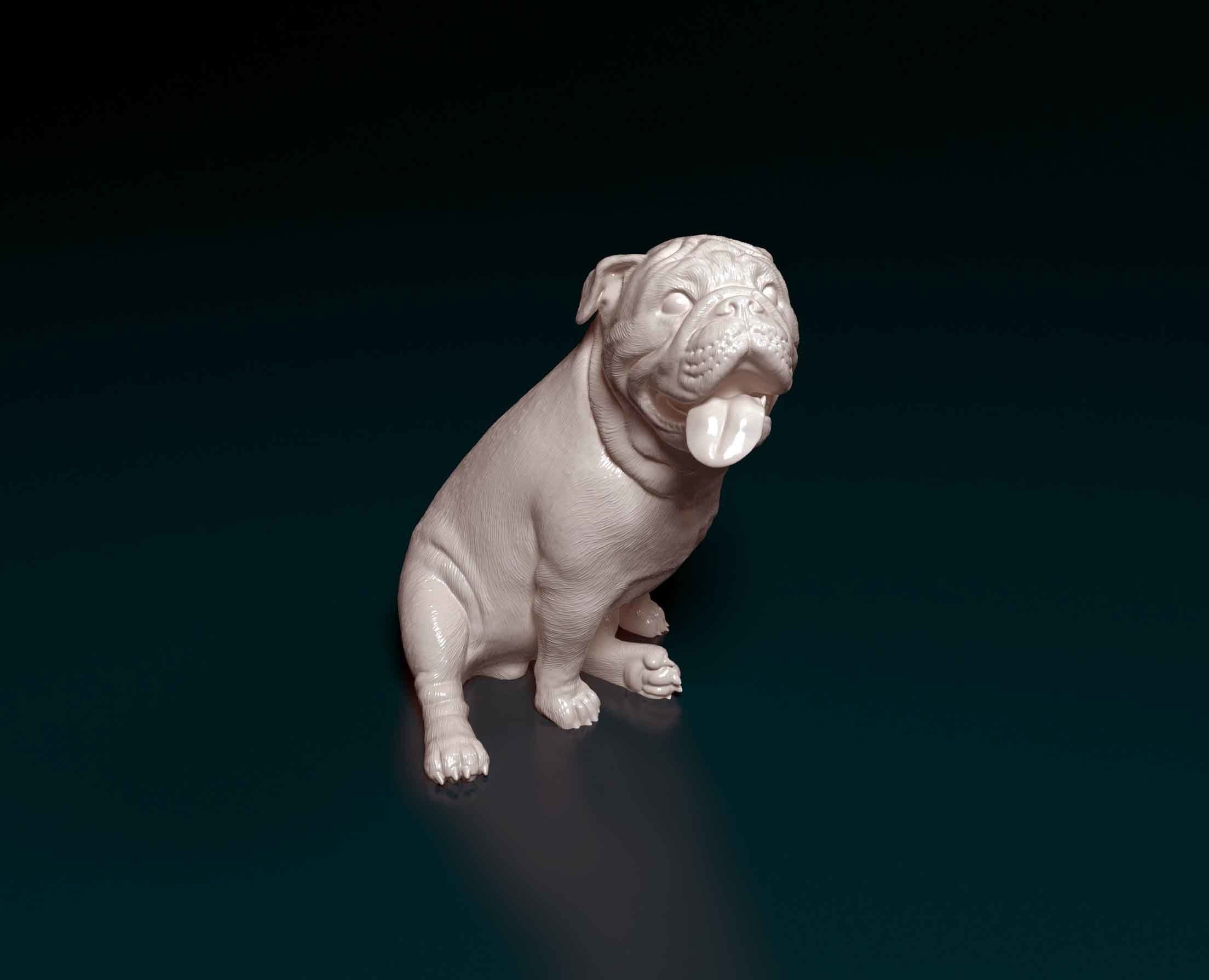 English Bulldog 3D print model_1