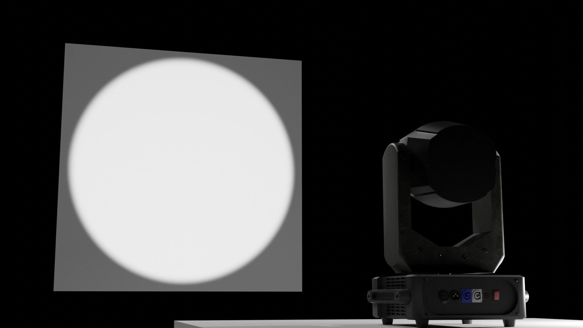 Lighting stadium-stage 3D model_1