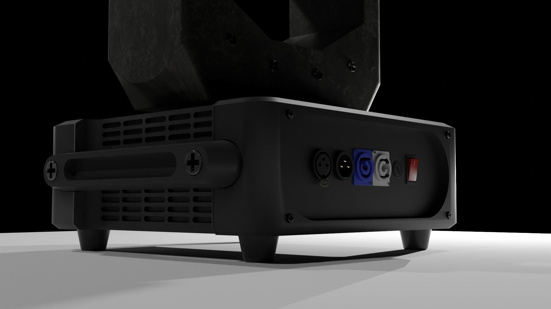 Lighting stadium-stage 3D model_3