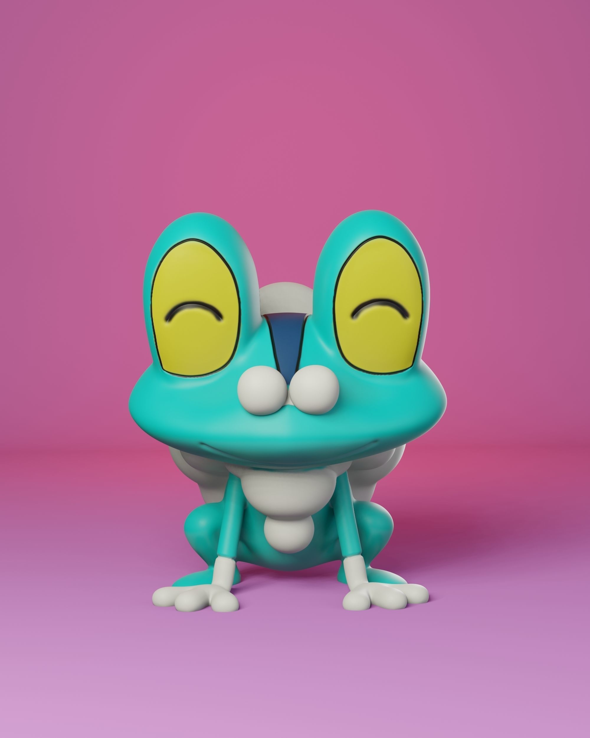 pokemon froakie evolution pack 3D print model_1