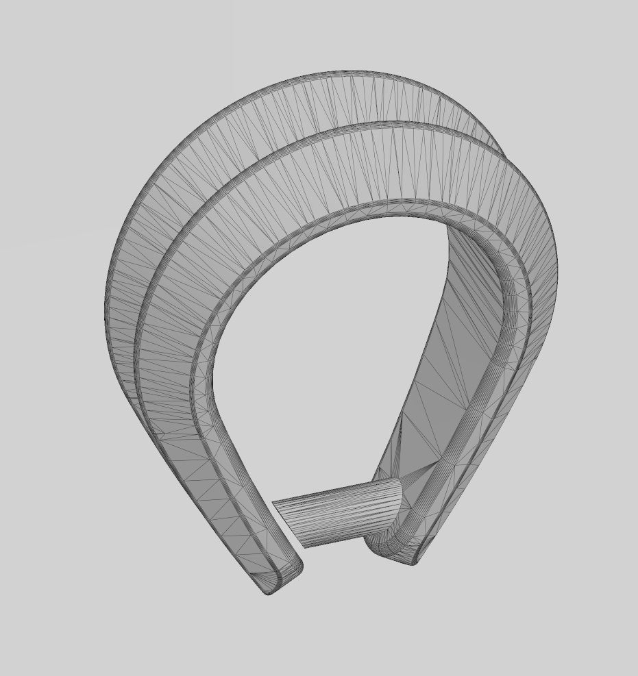 Double edge open loop bail mini set chain sizes 3to7mm 3D print model_15