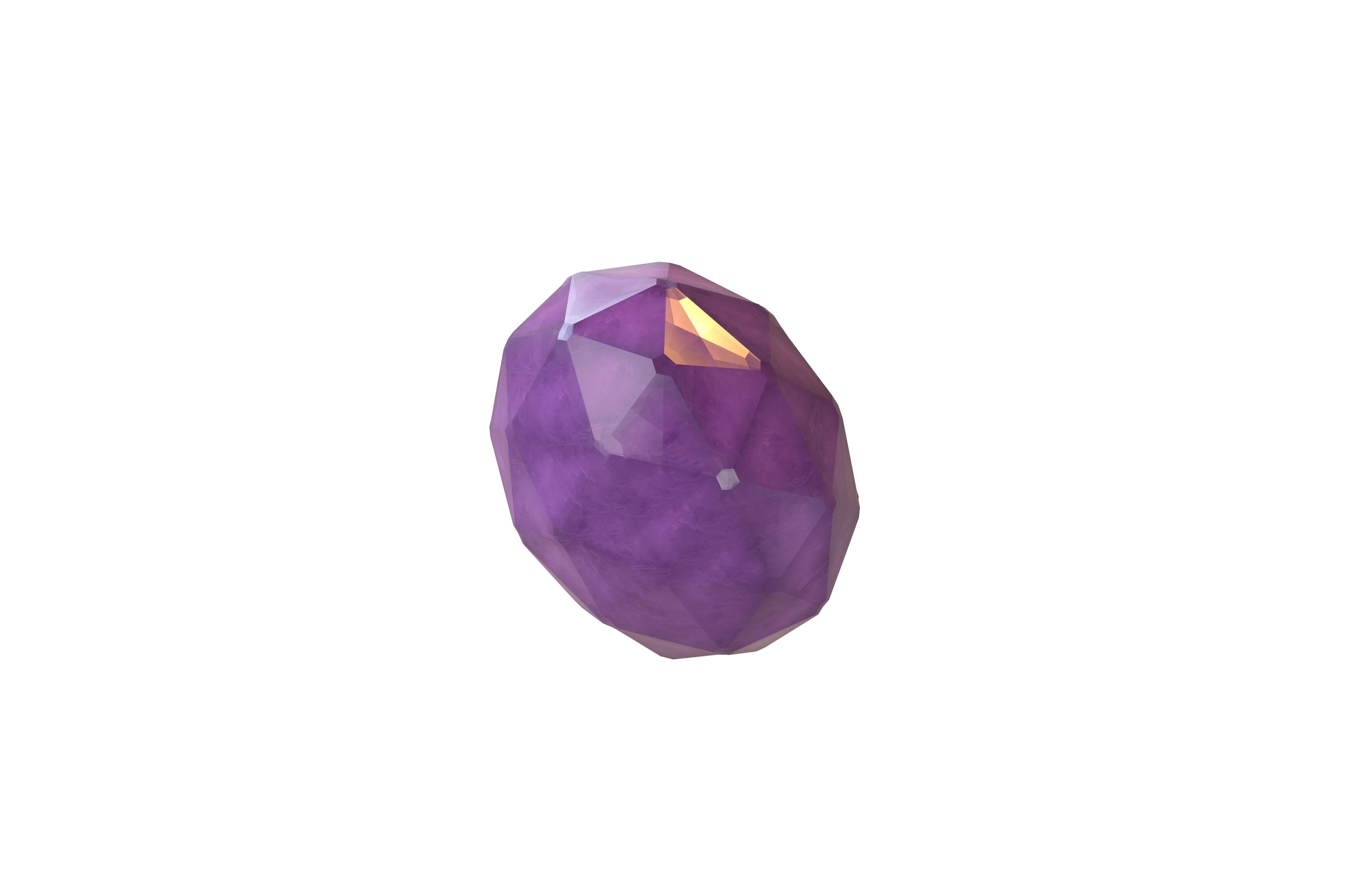 Gem v12 002 Low-poly 3D model_2