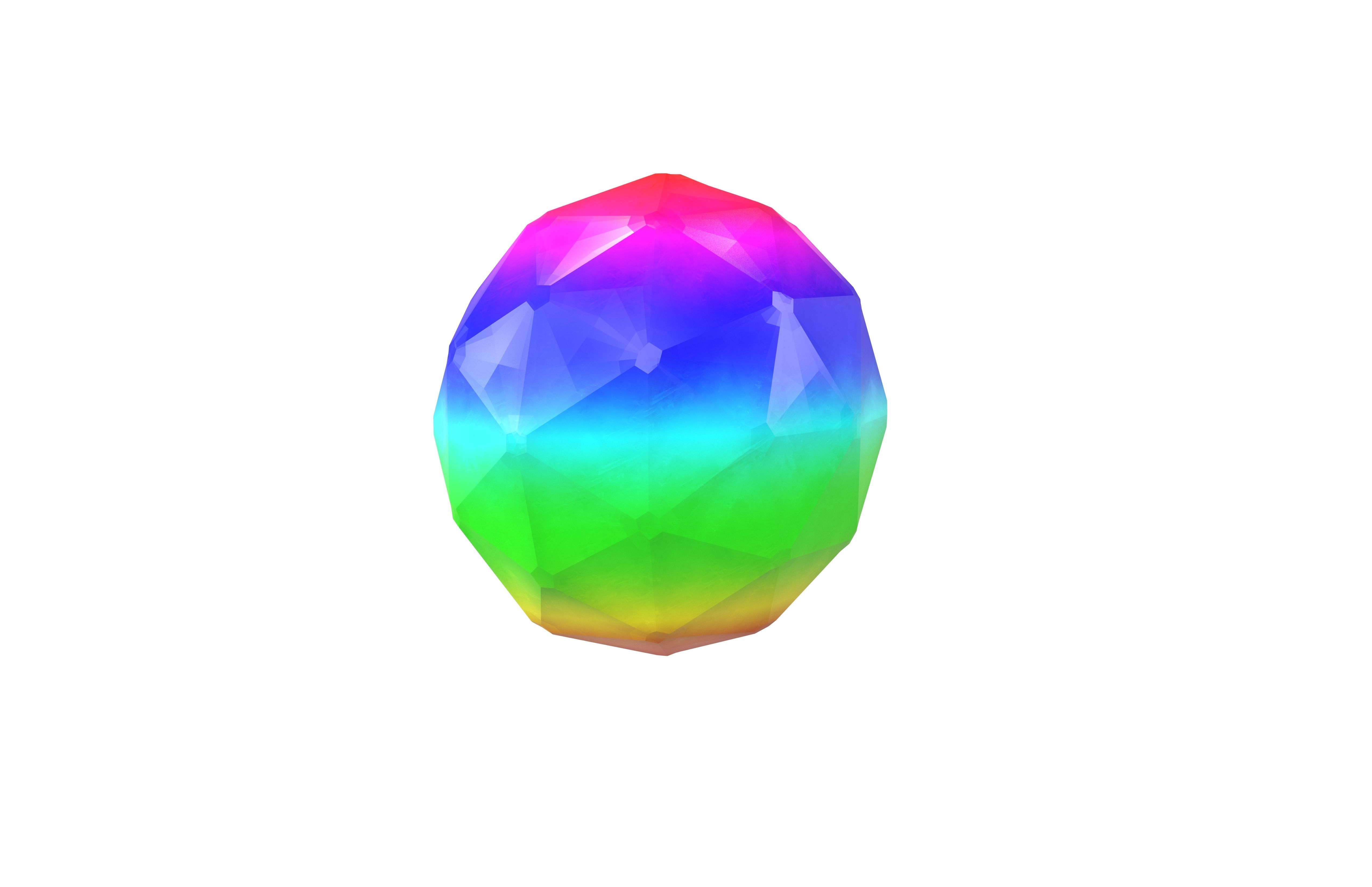 Gem v12 008 Low-poly 3D model_1