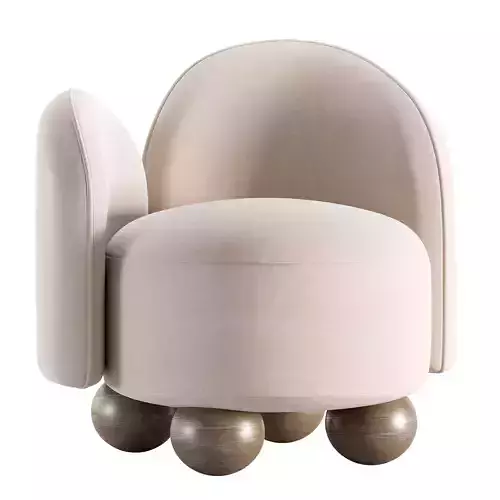 WHITE Armchair